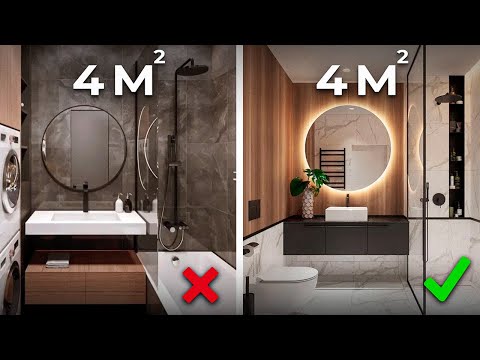 Видео: 9 дизайнерских хитростей для маленьких ванных!