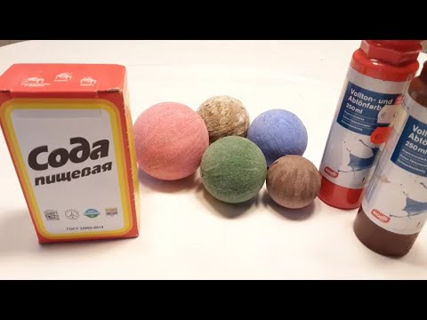 Видео: СОДА +КРАСКА - БАРХАТНЫЕ ШАРЫ  DIY Decoration