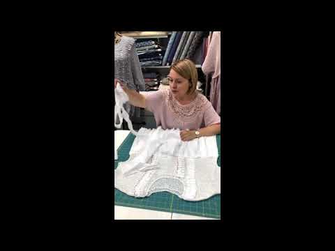 Видео: #fourchette blouse triskele Часть 3  Вязание и декор