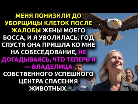 Видео: Меня понизили после ЖАЛОБЫ жены босса. Год спустя ОНА ПРИШЛА на собеседование в МОЮ компанию.