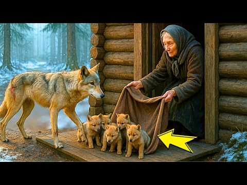 Видео: ВОЛЧИЦА, ПОНИМАЯ ЧТО УМИРАЕТ, ОТДАЛА ПЯТЕРЫХ ЩЕНЯТ СТАРУШКЕ… А КОГДА ОНИ ВЫРОСЛИ, СДЕЛАЛИ НЕВОЗМОЖНО