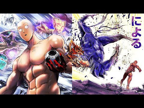 Видео: САЙТАМА ПРОТИВ ГАРОУ | Бой из Манги Ванпанчмен - 5 Серия