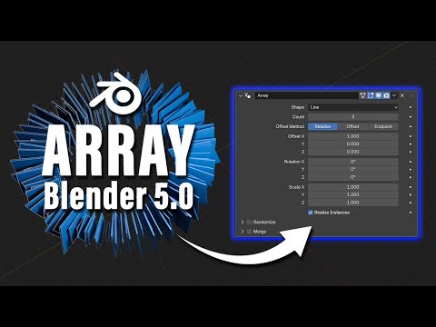 Видео: Blender 5.0 | Модификатор массивов стал НАМНОГО лучше!