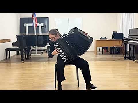 Видео: Виктор Власов "Веснянка" Играет Елизавета Елфутина (баян) ДВГИИ Владивосток