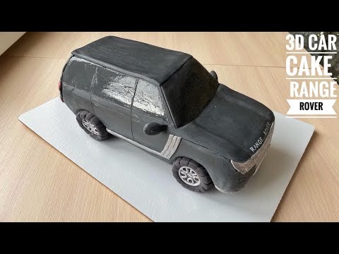 Видео: 3Д Торт Машина // 3D Car Cake Range Rover