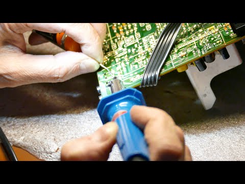 Видео: Sharp GF-800 Z(D). Часть 3-я. Плохая пайка.