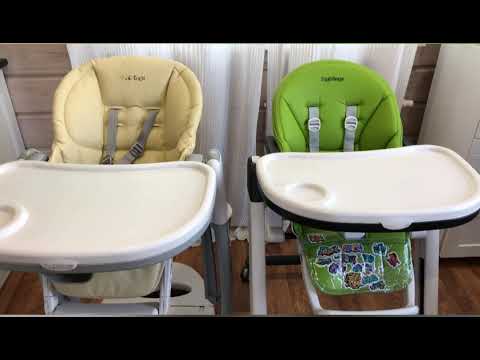 Видео: Сравнение стульчиков PegPerego Tatamia и Siesta