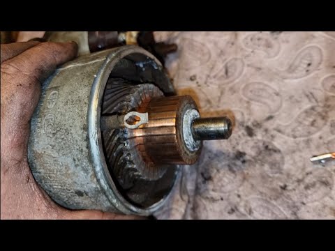 Видео: Ремонт стартера газ 53/66. Замена бендикса, щёток. Замена венца маховика за 2 минуты
