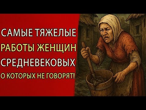 Видео: Самые худшие работы средневековых женщин, о которых никто не говорит!