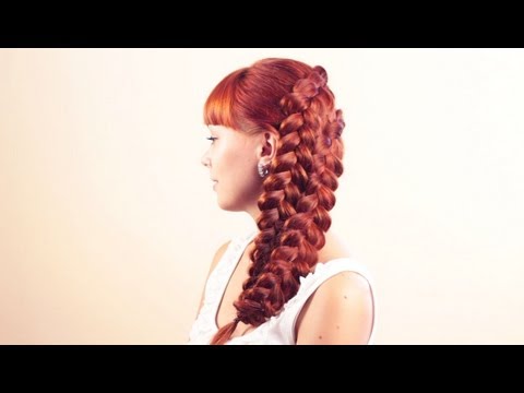 Видео: Прическа из косичек в 2х вариациях. Hairstyle of braid (in 2 variants)