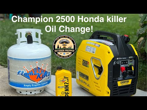 Видео: ЗАМЕНА МАСЛА В ГЕНЕРАТОРЕ CHAMPION 2500