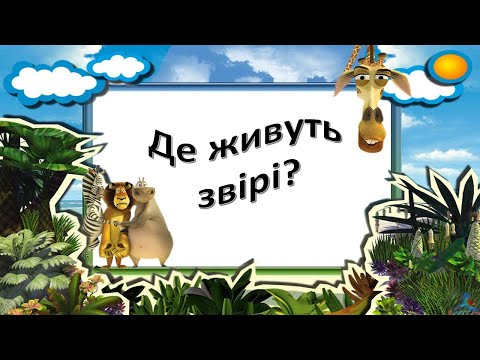 Видео: Урок 68.  Де живуть звірі? я досліджую світ 3 клас.