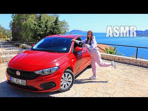 Видео: ASMR CAR Tapping TRIGGERS Fiat Rentcar | АСМР в МАШИНЕ Триггеры Аренда авто в Анталии 2021 ТУРЦИЯ