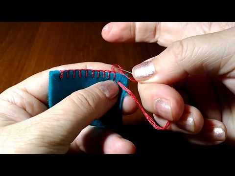 Видео: Петельный шов