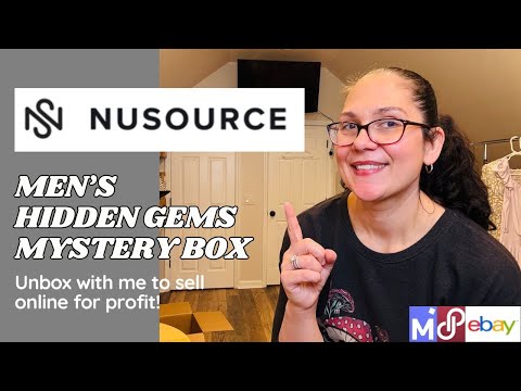 Видео: Распакуйте вместе со мной — NuSource Men's Hidden Gems Mystery Box — Перепродажа с выгодой на eBa...