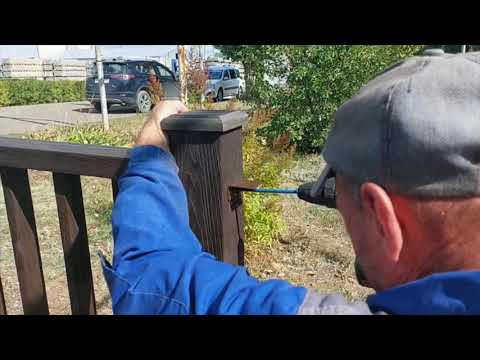 Видео: Монтаж ограждений T-DECKS из ДПК. Пошаговая видеоинструкция