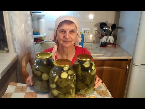 Видео: Огурцы маринованные с виноградными листьями. Две заготовки в одной банке. #суфикс