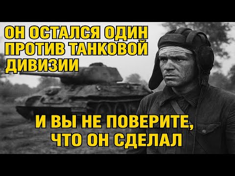 Видео: Его оставили одно против Танковой Дивизий и вы не представляете что он сделал.. #историяссср #ссср
