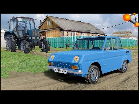 Видео: ЛУЧШАЯ ТАЧКА для ДЕРЕВНИ! Инвалидка! - BeamNg Drive