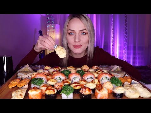 Видео: MUKBANG | Опять Роллы/суши | Rolls/Sushi не ASMR
