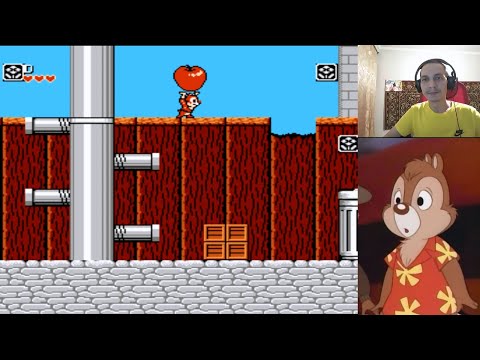 Видео: Прохождение игры Chip 'n Dale Rescue Rangers (Чип и Дейл) на Dendy