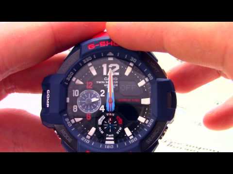 Видео: Часы Casio G-SHOCK GA-1100-2ADR - Инструкция, как настроить от PresidentWatches.Ru