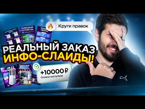 Видео: ИНФОГРАФИКА  👉  ИНФО СЛАЙДЫ / Реальный заказ на дизайн карточек для маркетплейсов