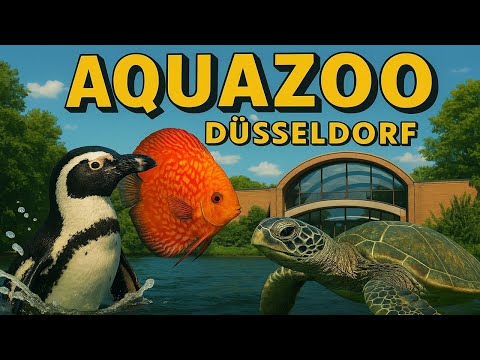 Видео: Aqua Zoo Düsseldorf- идеально посетить с семьей 