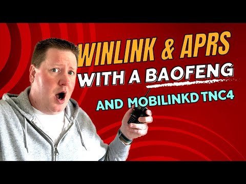Видео: Winlink и APRS с Baofeng и Mobilinkd TNC4