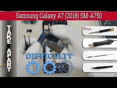 Видео: Как разобрать 📱 Samsung Galaxy A7 (2018) SM-A750