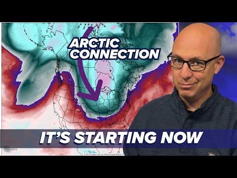 Видео: Зимний шаблон вступает в действие: арктические волны и штормовое окно открываются