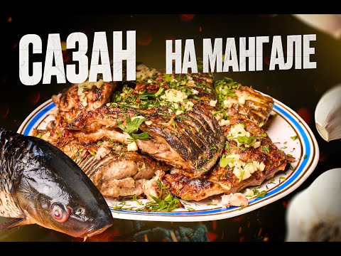 Видео: Сазан на мангале