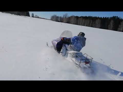 Видео: Сноубайк и снегоход рысь