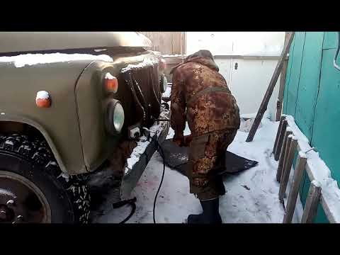 Видео: Заводим ГАЗ 53 утром в мороз.
