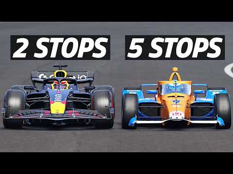 Видео: Сможет ли автомобиль Формулы-1 выиграть гонку INDY 500?