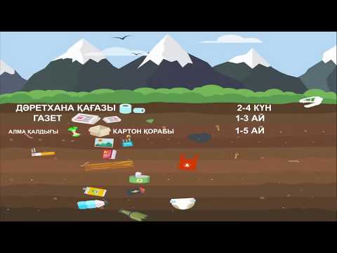 Видео: Жаһандық ластану мәселесі қоқыстың ыдырауы