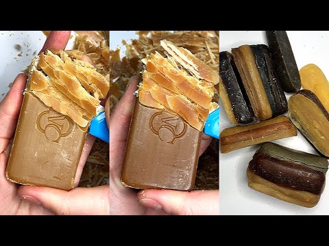 Видео: Dry tar soap cutting | сухое дегтярное мыло | #asmr #asmrsoap #soap #асмр #мыло #дегтярноемыло