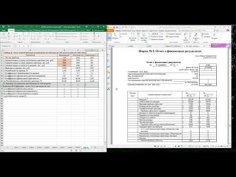 Видео: Факторный анализ рентабельности собственного капитала