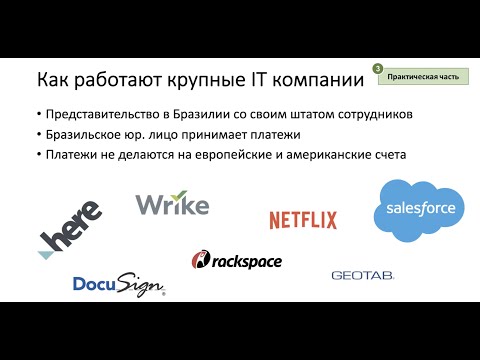 Видео: Ведение бизнеса в Бразилии: особенности и перспективы для технологических компаний. Елена Салвадори