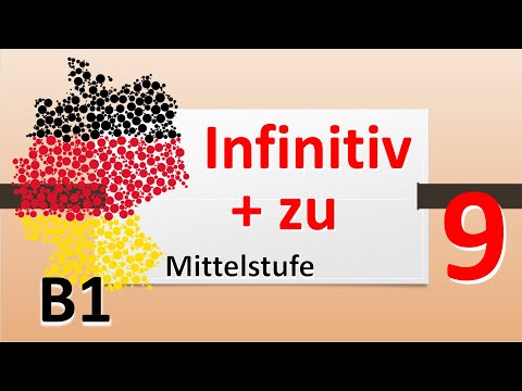 Видео: Урок 9. A2/B1/B2  Infinitiv + zu в немецком языке. В предложении 2 глагола #учитьнемецкий