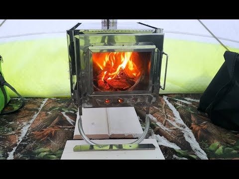 Видео: ДОМ НА ЛЬДУ С КАМИНОМ!!! ЗИМНЯЯ РЫБАЛКА С КОМФОРТОМ! Палатка. Печка. ХОРОШИЙ КЛЁВ.