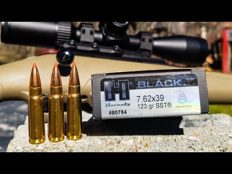 Видео: 7,62x39 Hornady BLACK — группы на 100 ярдов с Ruger American