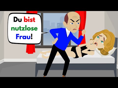 Видео: Бедная женщина подвергается издевательствам со стороны жестоких людей | Изучайте немецкий