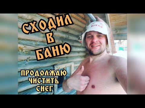 Видео: Баня. Теплица. Почистил теплицу. Сходил в баню. Хибины.