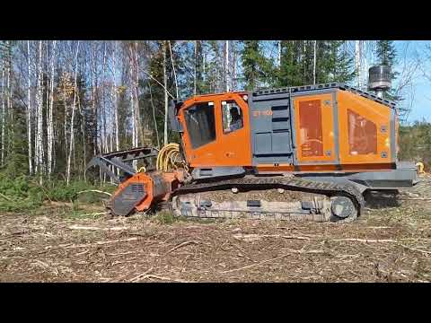 Видео: Работа ET-400 в реальных условиях. Самоходная машина UM-Truck с мульчером Um-Forest