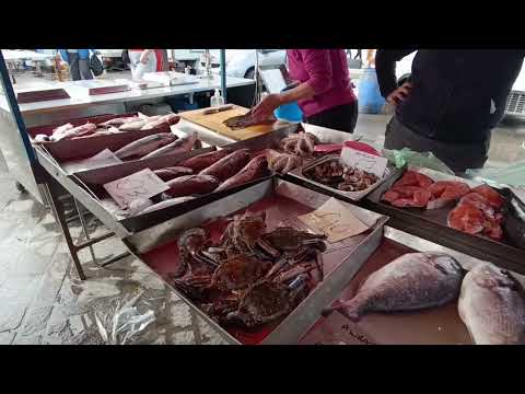 Видео: Мальта, Маршаллок, рыбный рынок