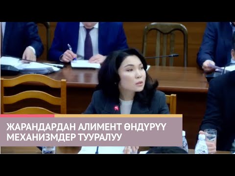 Видео: Жарандардан алимент өндүрүү механизмдер тууралуу