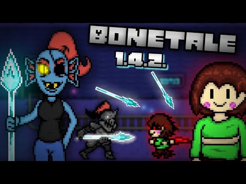 Видео: Bonetale: Sans vs Frisk [1.4.2. Update] Undyne walkthrough | Полное прохождение за Андайн