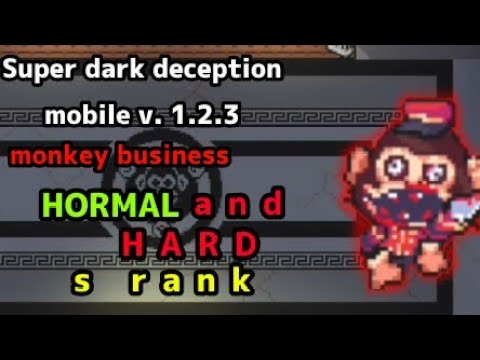 Видео: Супер пиксели|Super Dark Deception mobile прохождение chapter 1: monkey business (нормал+хард)ранг s