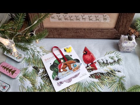 Видео: Все мои ЗИМНИЕ ДИЗАЙНЫ ❄️ Вышитые работы  и запасы. Вышивка крестиком